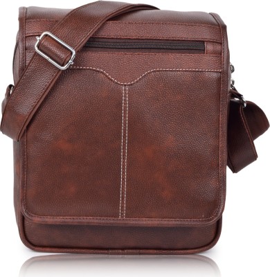 World Speed Brown Sling Bag WRLD-MEN-SLING-BAG-512-BROWN