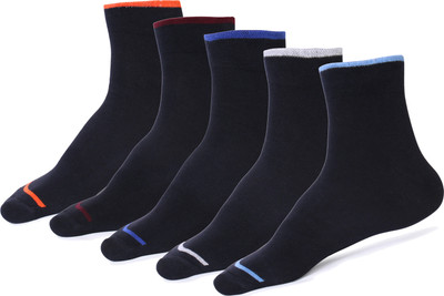 RC. ROYAL CLASS Men Solid Ankle Length(Pack of 5)