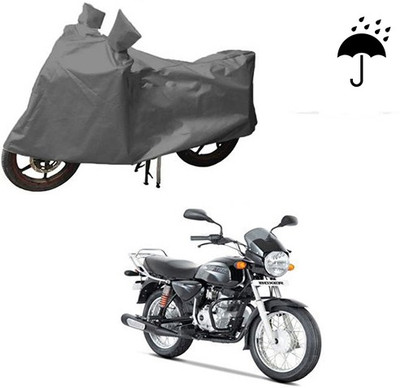 Atulit enterprises Waterproof Two Wheeler Cover for Bajaj(Boxer, Grey)