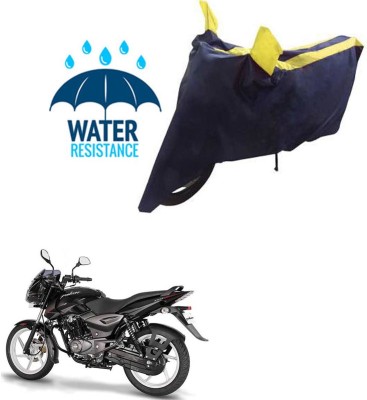 RONISH Waterproof Two Wheeler Cover for Bajaj(Pulsar 150 DTS-i, Black, Yellow)