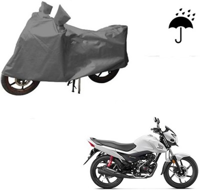 HYBRIDS COLLECTION Waterproof Two Wheeler Cover for Honda(Livo, Grey)