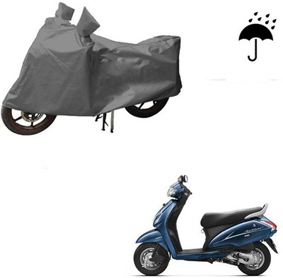 HYBRIDS COLLECTION Waterproof Two Wheeler Cover for Honda(Activa 3G, Grey)