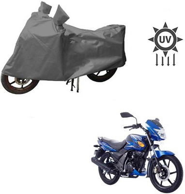 Atulit enterprises Waterproof Two Wheeler Cover for TVS(Flame SR125, Grey)