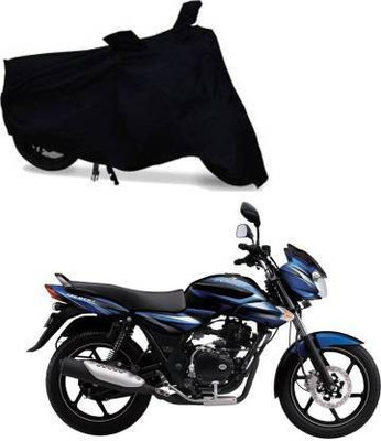 JKR Waterproof Two Wheeler Cover for Bajaj(Discover 125 DTS-i, Black)