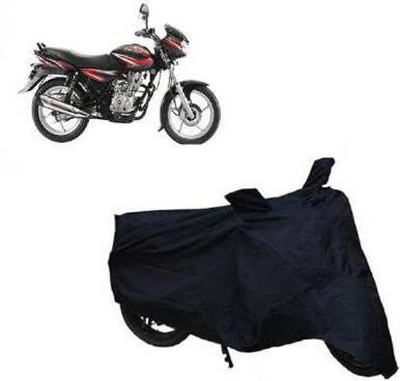 JKR Waterproof Two Wheeler Cover for Bajaj(Discover 125 DTS-i, Black)