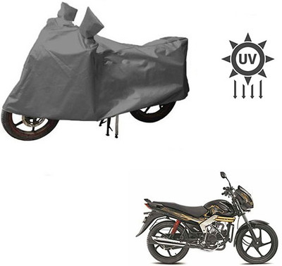Atulit enterprises Waterproof Two Wheeler Cover for Mahindra(Centuro, Grey)