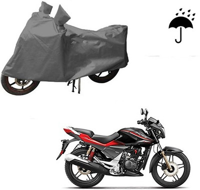 HYBRIDS COLLECTION Waterproof Two Wheeler Cover for Hero(CBZ Extreme, Grey)