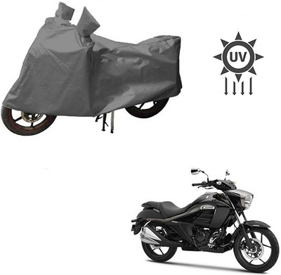 Atulit enterprises Waterproof Two Wheeler Cover for Suzuki(Intruder, Grey)