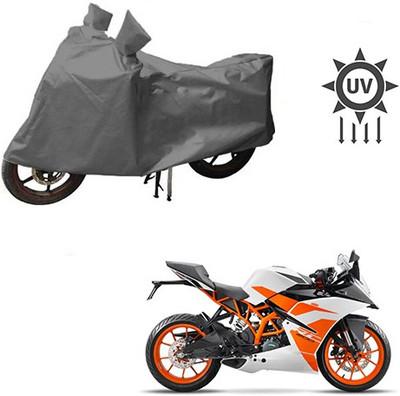 Atulit enterprises Waterproof Two Wheeler Cover for KTM(Duke 200, Grey)