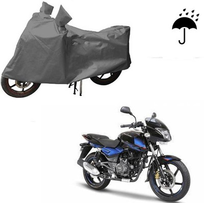 HYBRIDS COLLECTION Waterproof Two Wheeler Cover for Bajaj(Pulsar 150 DTS-i, Grey)
