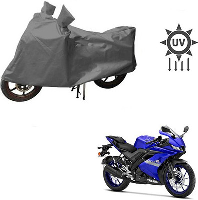 Atulit enterprises Waterproof Two Wheeler Cover for Yamaha(R15 V3, Grey)