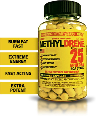 cloma pharma METHYLDRENE EXTREME FAT BURNER WITH AUTHENTICATION QR CODE- WEIGHT LOSS SUPPLEMENT(100 No)