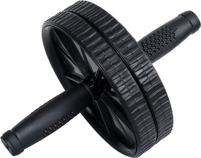 YUV'S Double Wheel Ab Roller Gym For Exercise Fitness Equipment Workout Ab Exerciser Ab Exerciser(Black)