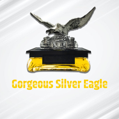 Triangle Ant Lemon Diffuser Eagle Shaped Car Perfume_Yellow(50 ml)