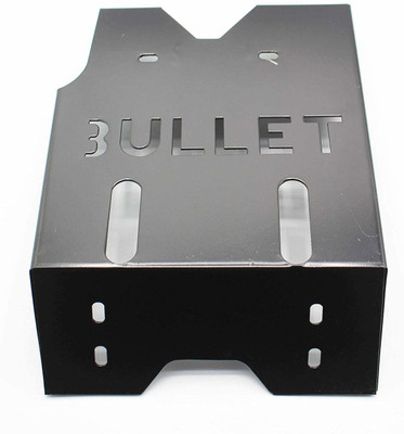 WHEETOYKART Safety Engine Guard Bullet Designed Mud Protection Steel Engine Guard/Bash Plate/Sump Guard for Royal Enfield Classic, Standard 350/500 BS6 Black 1pc Bike Engine Guard(Royal Enfield)