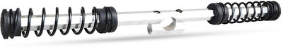 Bullkartzone Black Spring Single Rod Front Bike Safety Leg Crash Guard Compatible for BS3 and BS4 Model Royal Enfield Bullet -350cc/500cc (Chrome)(Royal Enfield)