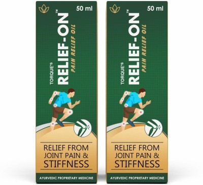 Torque's Relief-On Pain Relief Oil-50Ml Pack of 2 Liquid(2 x 50 ml)