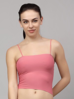 PrettyCat Women T-Shirt Lightly Padded Bra(Pink)