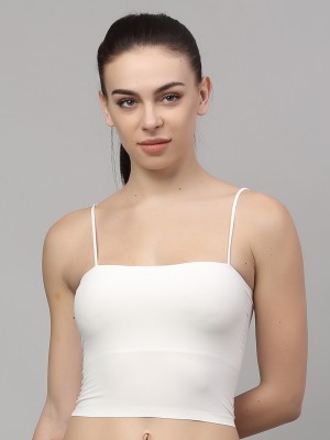 PrettyCat Women T-Shirt Lightly Padded Bra(White)