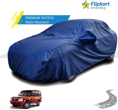 Flipkart SmartBuy Car Cover For Tata Sumo Grande MK II (With Mirror Pockets)(Blue)