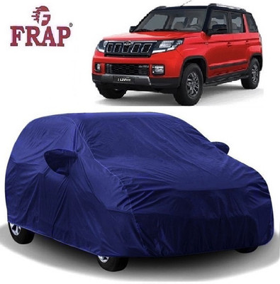 Frap Car Cover For Mahindra TUV300 (With Mirror Pockets)(Blue)