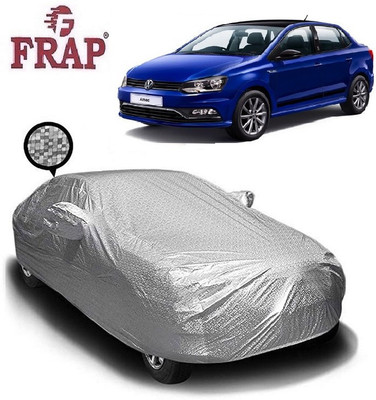 Frap Car Cover For Volkswagen Ameo (With Mirror Pockets)(Silver)