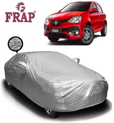 Frap Car Cover For Toyota Etios Liva (With Mirror Pockets)(Silver)