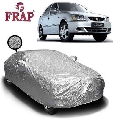 Frap Car Cover For Hyundai Accent (With Mirror Pockets)(Silver)