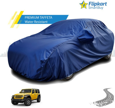 Flipkart SmartBuy Car Cover For Jeep Wrangler (With Mirror Pockets)(Blue)