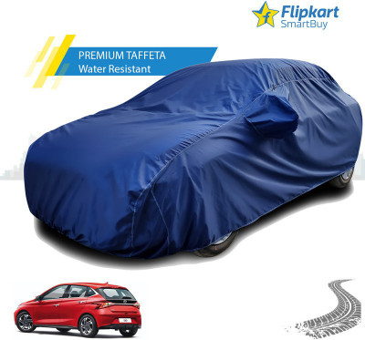 Flipkart SmartBuy Car Cover For Hyundai Elite i20 (With Mirror Pockets)(Blue)
