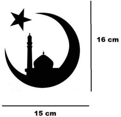 KHUTWARA Sticker & Decal for Car & Bike(Black)