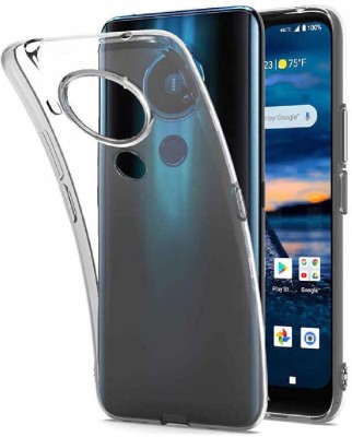 Lilliput Back Cover for Nokia 5.4(Transparent, Grip Case, Silicon, Pack of: 1)