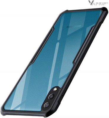 VAPRIF Back Cover for Samsung Galaxy M02(Black, Transparent, Shock Proof, Pack of: 1)