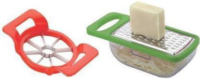 HomeSign Apple Cutter And Cheese Greater Combo Set For Kitchen Apple Grater & Slicer(1 Apple Cutter, 1 Cheese Grater)