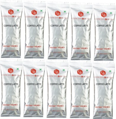 Granules and Beans Instant Coffee Premix | Value Pack of 50 Serving Sachets of Instant Coffee Latte Premix | 14 gms of Each sachets Instant Coffee(50 x 14 g)