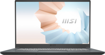 MSI Modern 15 Ryzen 5 Octa Core 5500U - (8 GB/512 GB SSD/Windows 10 Home) Modern 15 A5M-065IN Thin and Light Laptop(15.6 inch, Carbon Gray, 1.6 kg) MSI Modern 15 Ryzen 5 Octa Core 5500U - (8 GB/512 GB SSD/Windows 10 Home) Modern 15 A5M-065IN Thin and Light Laptop(15.6 inch, Carbon Gray, 1.6 kg)