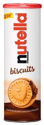 nutella Biscuits Tube Filed Inside With Chocolate Cream Filled Biscuit(166 g)