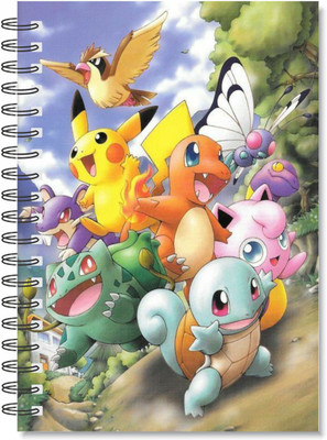 Macro POKEMON COLLECTION A5 Diary RULED 160 Pages(Multicolor)