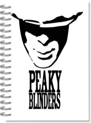 craft maniacs PEAKY BLINDERS COLLECTION A5 Diary RULED 160 Pages(White, Black)