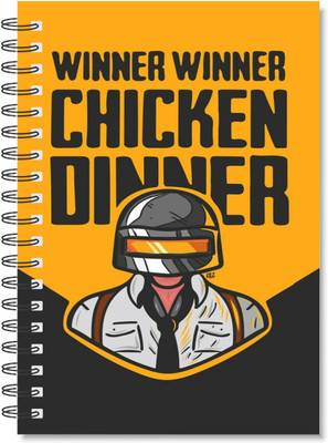 craft maniacs PUBG COLLECTION A5 Diary RULED 160 Pages(Multicolor)
