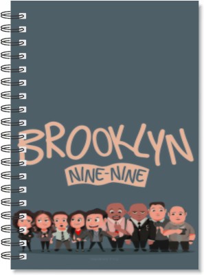 Macro BROOKLYN NINE NINE COLLECTION A5 Diary RULED 160 Pages(Grey)