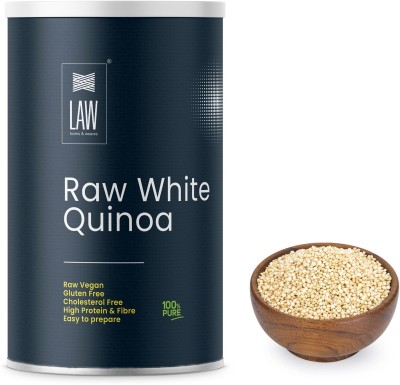 looms & weaves RAW UNROASTED WHITE QUINOA SEEDS with High Fibre and Protein. Enriched with Anti- oxidants & Gluten free White Quinoa Seeds(250 g)