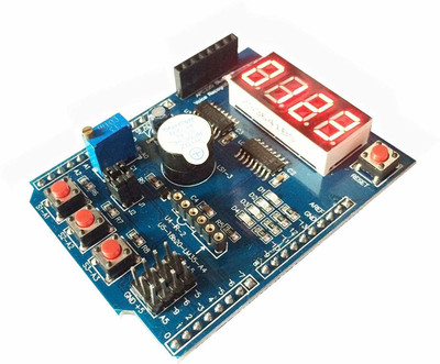 TRUSTECH 4 Digital Multi-function Shield Expansion Board For Uno R3 Electronic Components Electronic Hobby Kit