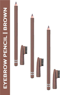 MYEONG PERFECT HD FINISH MATTE BROWN COLOR LONG LASTING DAILY USE AND PARTY USE EYE BROW PENCIL(Brown)
