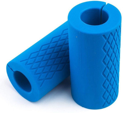 Shopoflux Gym Dumbbell and Barbell Grips | Fat Grip fit Standard Barbell, Dumbell Handles Hand Grip/Fitness Grip(Blue)
