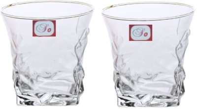 AFAST (Pack of 2) GGlass-CL2 Glass Set Whisky Glass(250 ml, Glass, Clear)