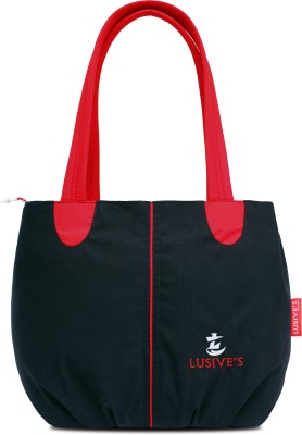 LUSIVES Women Black, Red Handbag