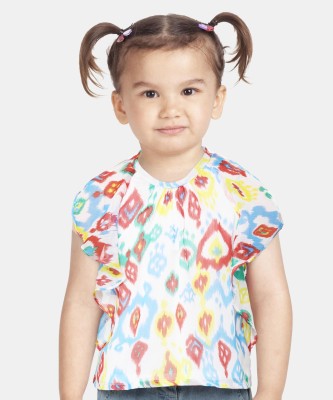 Pepe Jeans Girls Casual Polyester Top(Multicolor, Pack of 1)
