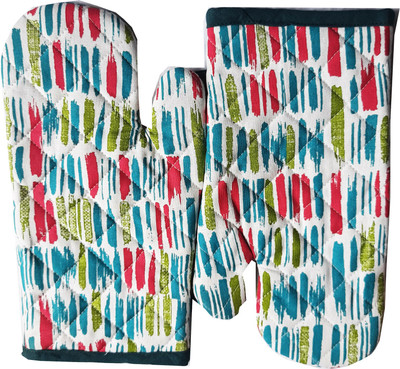 Tidy Multicolor Cotton Kitchen Linen Set(Pack of 2)