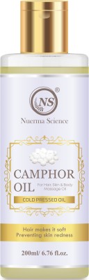 Nuerma Science Camphor (Kapoor ) Oil (Unrefined Cold Pressed) For Skin & Hair Hair Oil(200 ml)